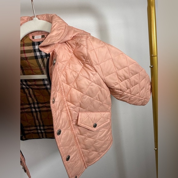 BURBERRY kids SALMON COLOR TODDLER JACKET✨ - Picture 6 of 13